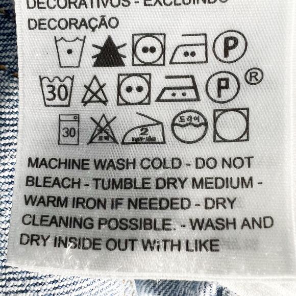 Levi's Wedgie Straight Jeans Womens 29 Button Fly Short Stretch Ankle Premium - Picture 8 of 10